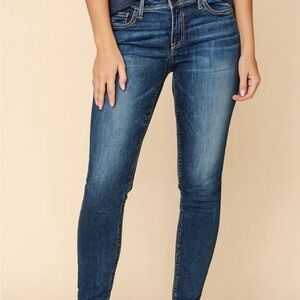 Silver Jeans Suki Mid Super Skinny Plus Size Jeans. Sz 18
